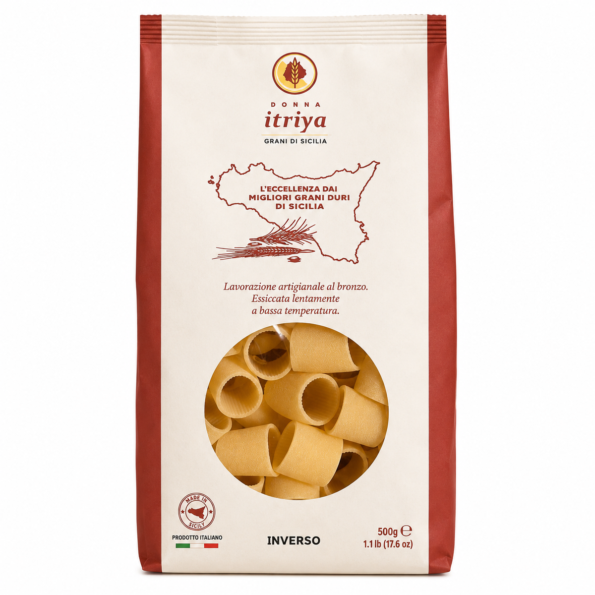 Donna Itriya Inverso siciliansk pasta av durumhvete 500 g