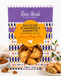 Tumminello assorterte mandelkaker 270 g – håndlagde sicilianske mandelkaker med ulike smaker i gaveeske.