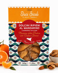 Tumminello Dolcini med mandarin og sicilianske mandler 320 g – håndlagde sicilianske småkaker med fyll av mandarin og mandler.