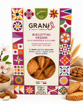 Tumminello GraniSì veganske mandelkjeks 210 g – sprø sicilianske vegankjeks med mandler, laget uten melk, egg og smør.